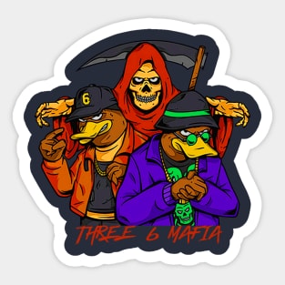 Three 6 Mafia///Fanart Design Sticker